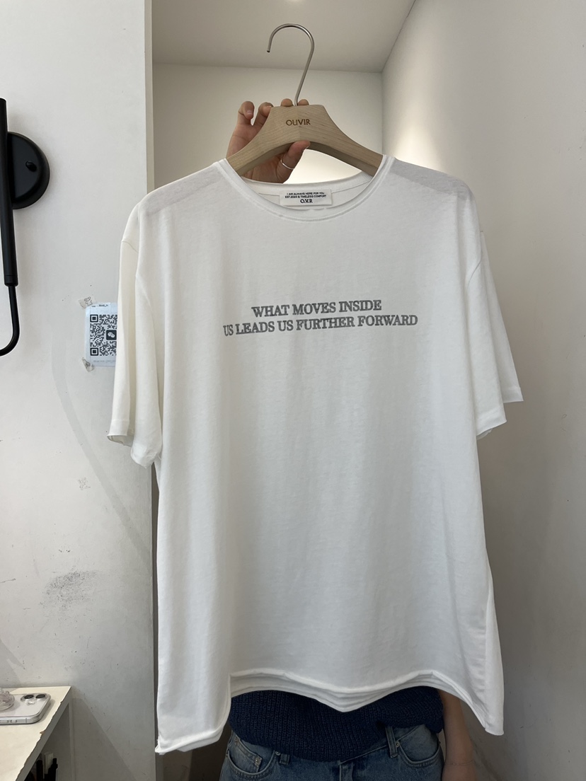 OUVIR韓國直郵女士新品休閑26夏季時尚26春夏職業人氣T恤O.V.R/OUVIRT恤圖色1