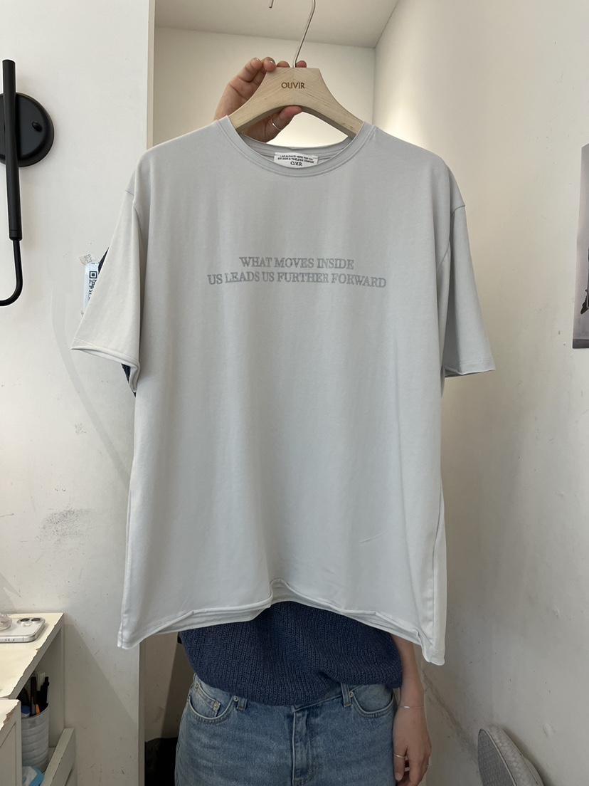 OUVIR韓國直郵女士新品休閑26夏季時尚26春夏職業人氣T恤O.V.R/OUVIRT恤圖色2