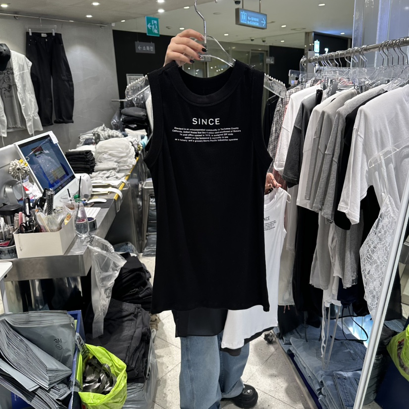 HERTZ-P韓國直郵女裝新品推薦熱賣時尚26春夏人氣吊帶背心HERTZ-P吊帶/背心圖色3黑色