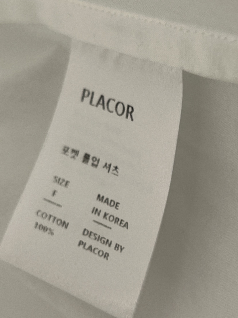 REGULARLY/PLACOR韓國直郵女士新款職業熱賣襯衫蕾絲衫口袋REGULARLY/PLACOR襯衫/蕾絲衫