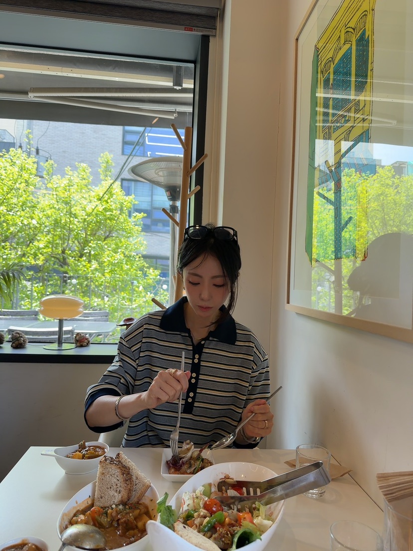 PALETTE-Q韓國東大門直郵女裝新款時尚職業26春夏連衣裙條紋PALETTE-Q連衣裙