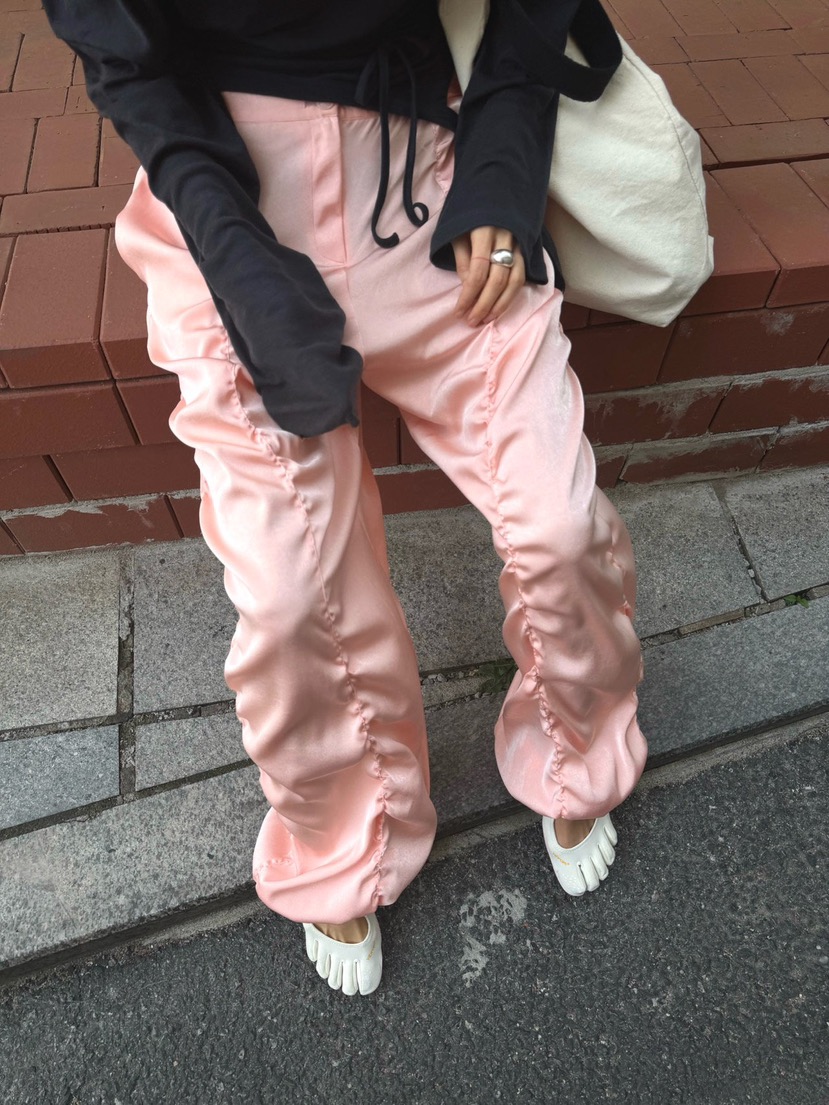 ABBEYLEE韓國代購女士新款人氣熱賣職業休閑褲不含屁簾褶皺ABBEYLEE休閑褲