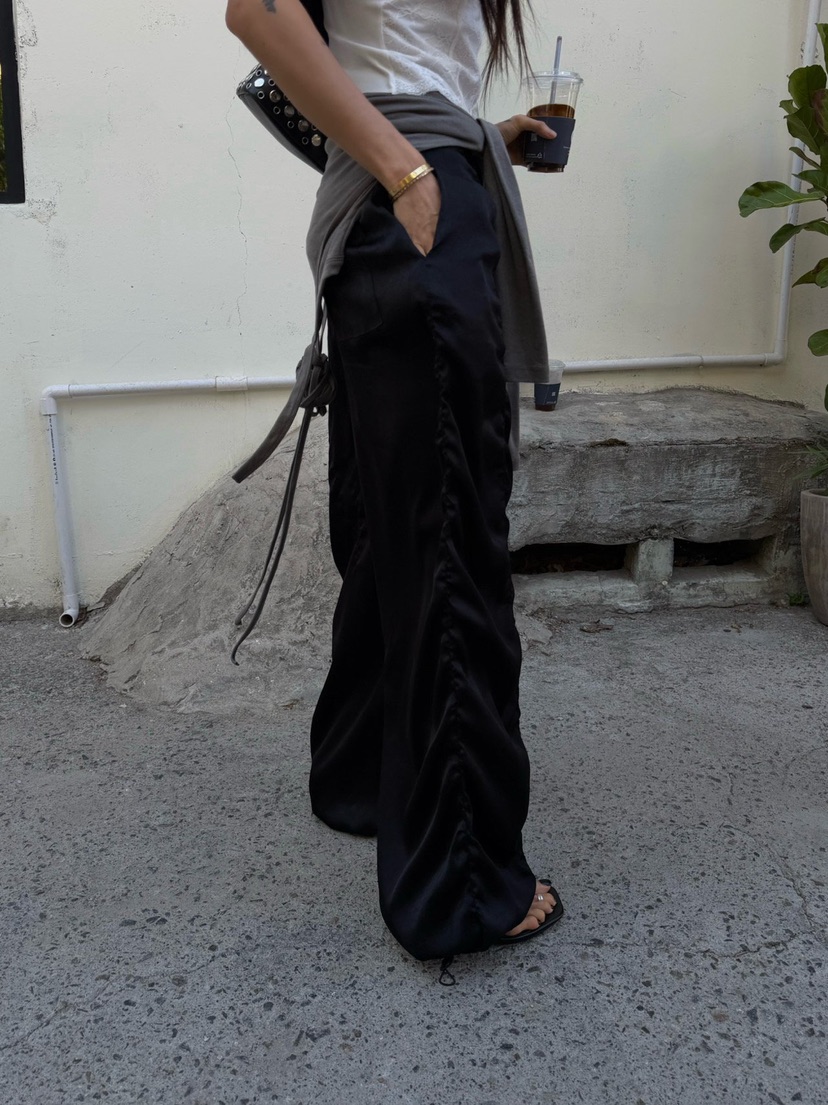 ABBEYLEE韓國代購女士新款人氣熱賣職業休閑褲不含屁簾褶皺ABBEYLEE休閑褲