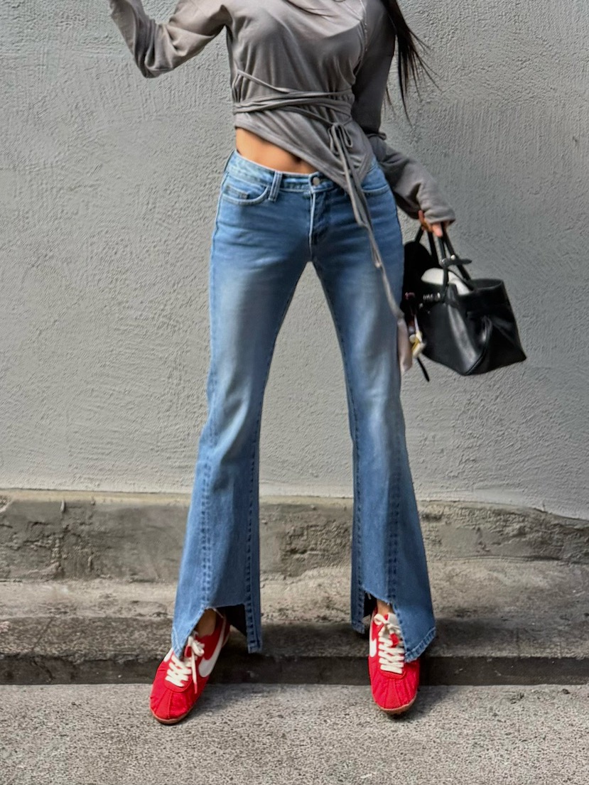 ABBEYLEE韓國東大門直郵女裝新品推薦26夏季人氣26春夏牛仔褲ABBEYLEE牛仔褲圖色1