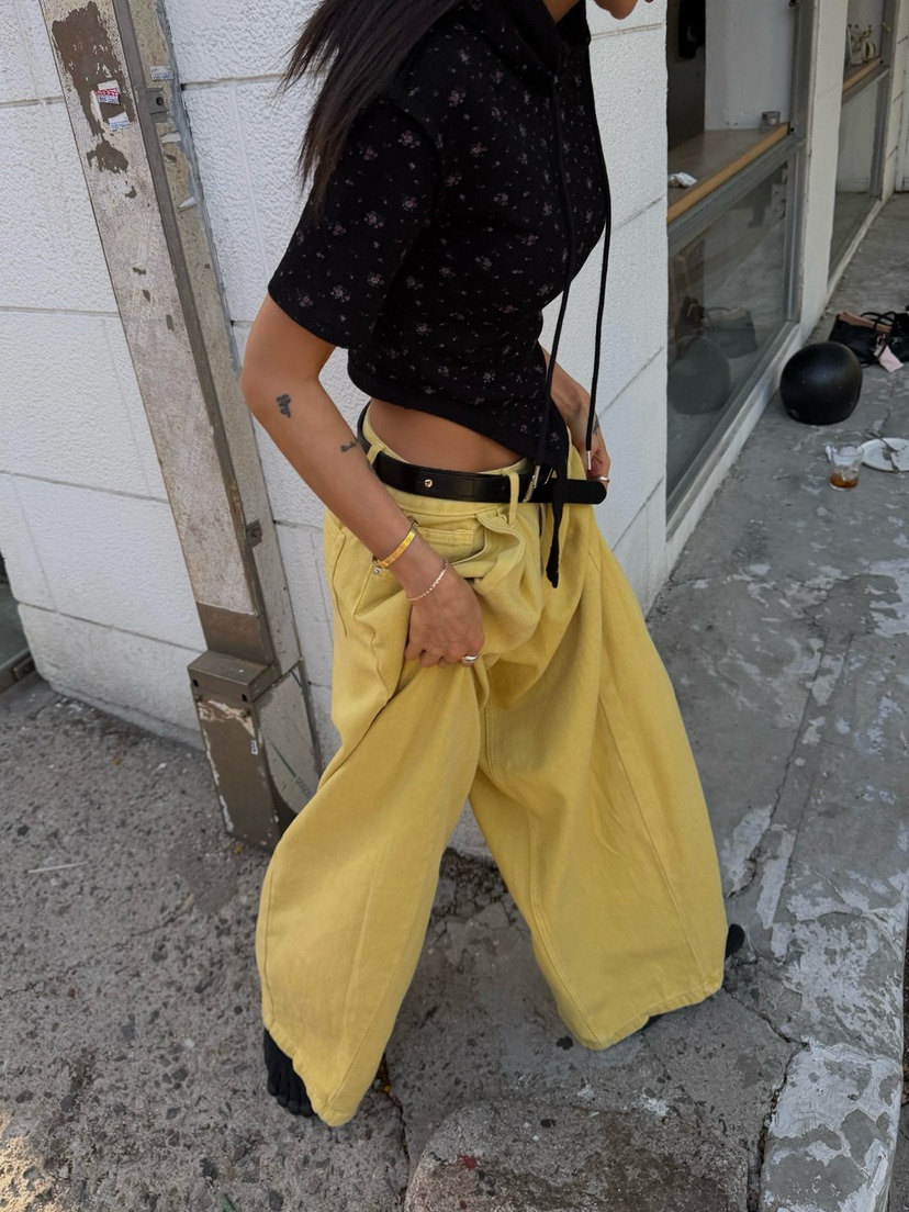 ABBEYLEE韓國直郵女裝新款26春夏人氣休閑休閑褲不含腰帶ABBEYLEE休閑褲