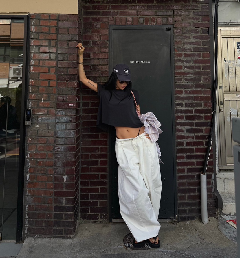 ABBEYLEE韓國直郵女裝新款26春夏人氣休閑休閑褲不含腰帶ABBEYLEE休閑褲