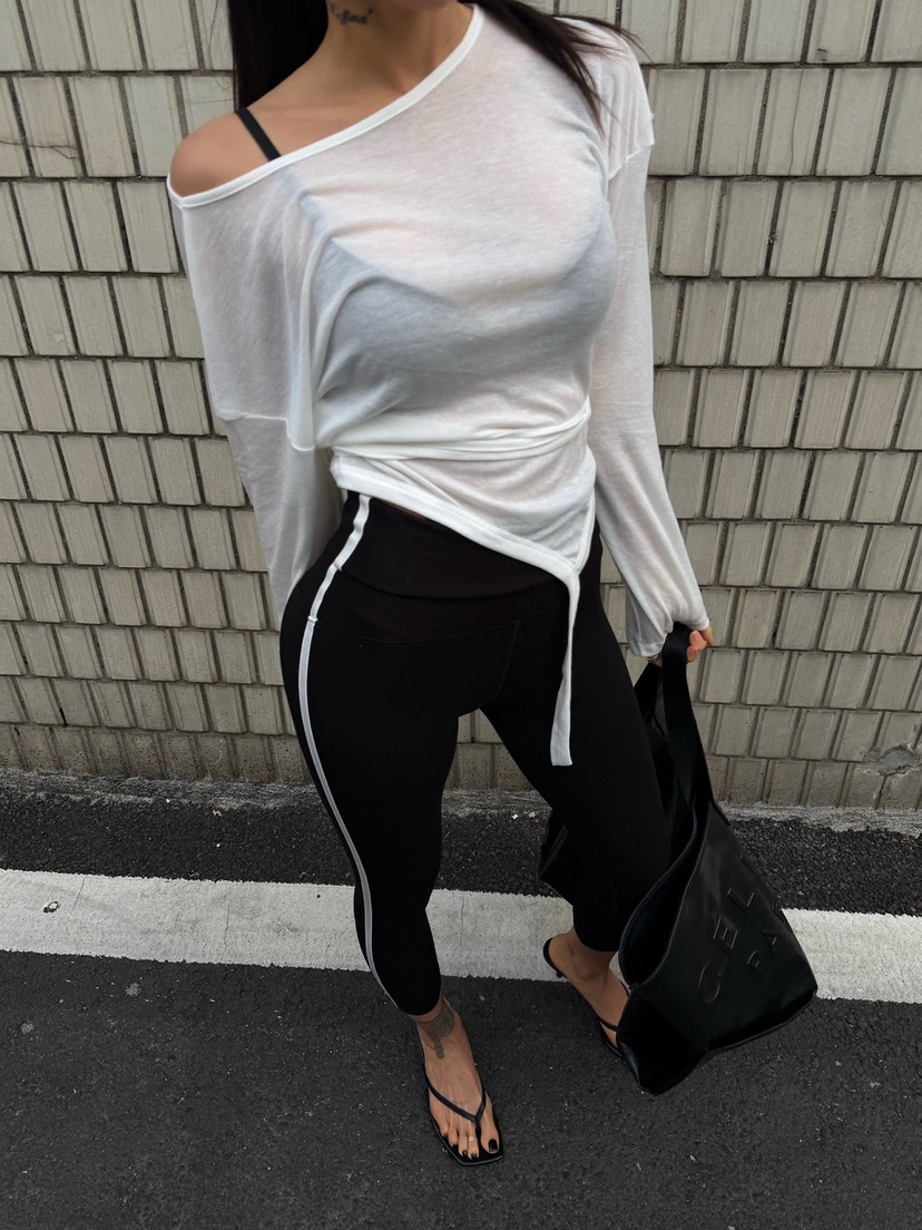 ABBEYLEE韓國代購女裝新品人氣休閑26春夏時尚熱賣長袖T恤ABBEYLEE長袖T恤圖色3