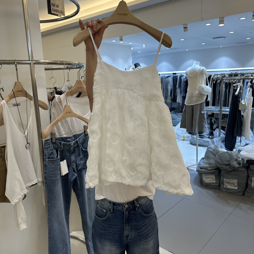RENDER東大門實拍韓國女裝新品推薦職業人氣26春夏吊帶背心RENDER吊帶/背心圖色1