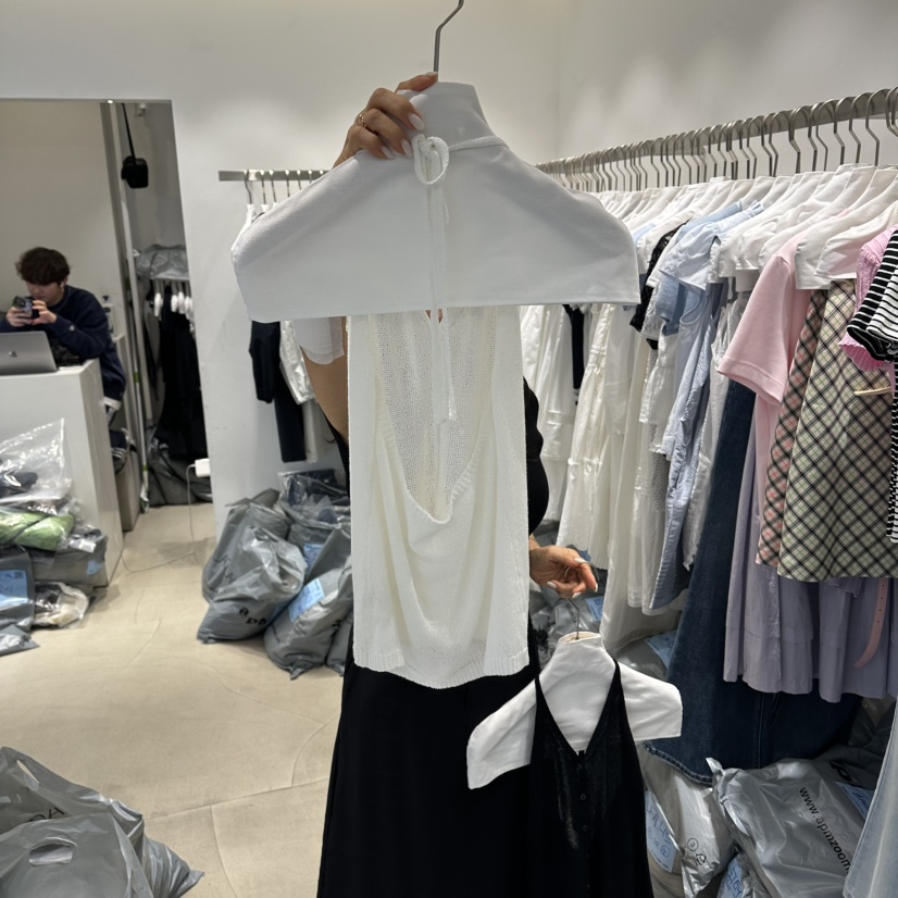 RICH SISTER韓國直郵女士新款休閑26春夏職業推薦吊帶背心RICH SISTER吊帶/背心