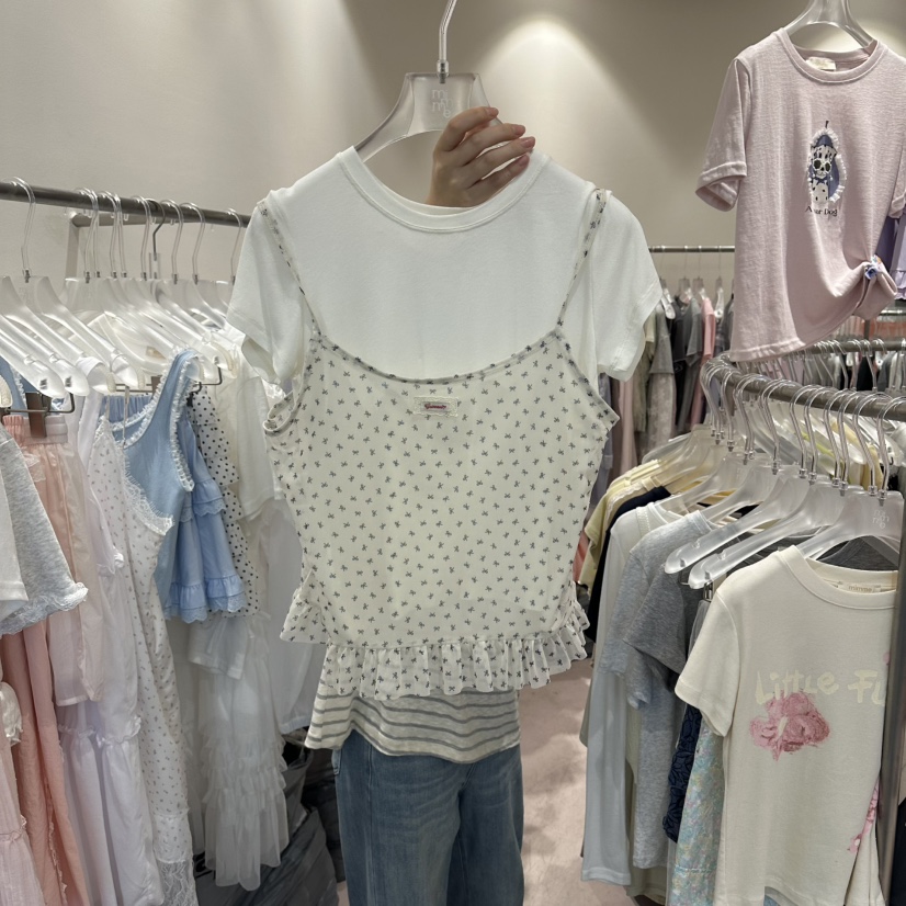 MIMME/LOOKK韓國東大門直郵女士新品休閑套裝網眼套裝緞MIMME/LOOKK套裝圖色1