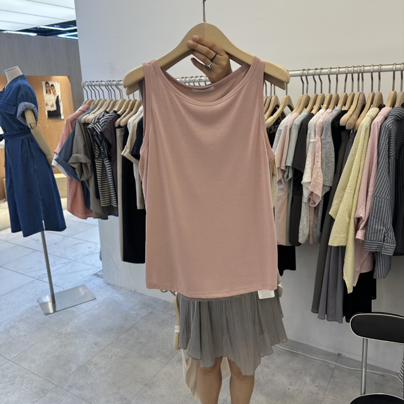FUNNY POWDER韓國直郵實拍女裝新品休閑推薦職業吊帶背心THE FUNNY吊帶/背心圖色2