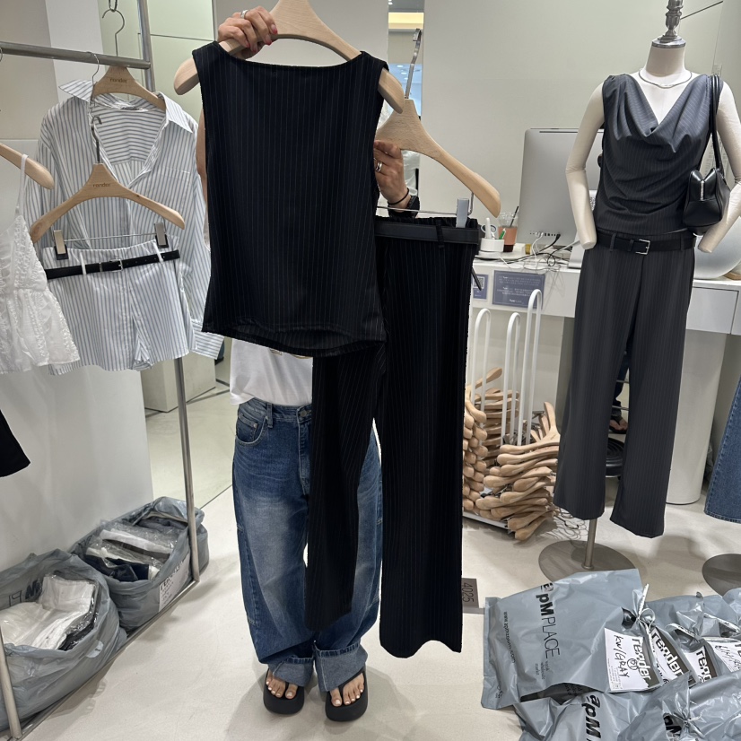 RENDER韓國直郵女士新款熱賣推薦26春夏套裝不含腰帶套裝RENDER套裝