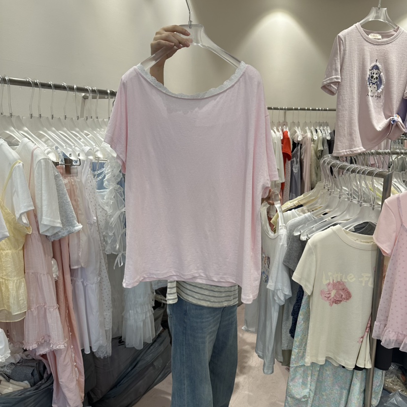 MIMME/LOOKK韓國代購女裝新品26夏季人氣26春夏時尚推薦T恤MIMME/LOOKKT恤