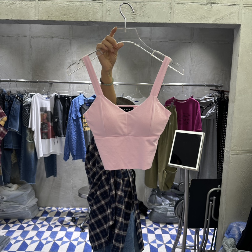 AMOUR東大門實拍韓國女裝新品時尚推薦熱賣26夏季吊帶背心AMOUR吊帶/背心圖色1