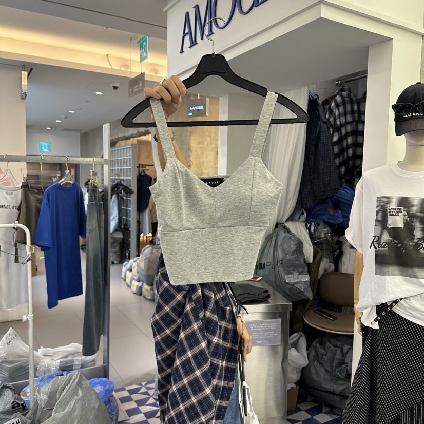 AMOUR東大門實拍韓國女裝新品時尚推薦熱賣26夏季吊帶背心AMOUR吊帶/背心圖色4