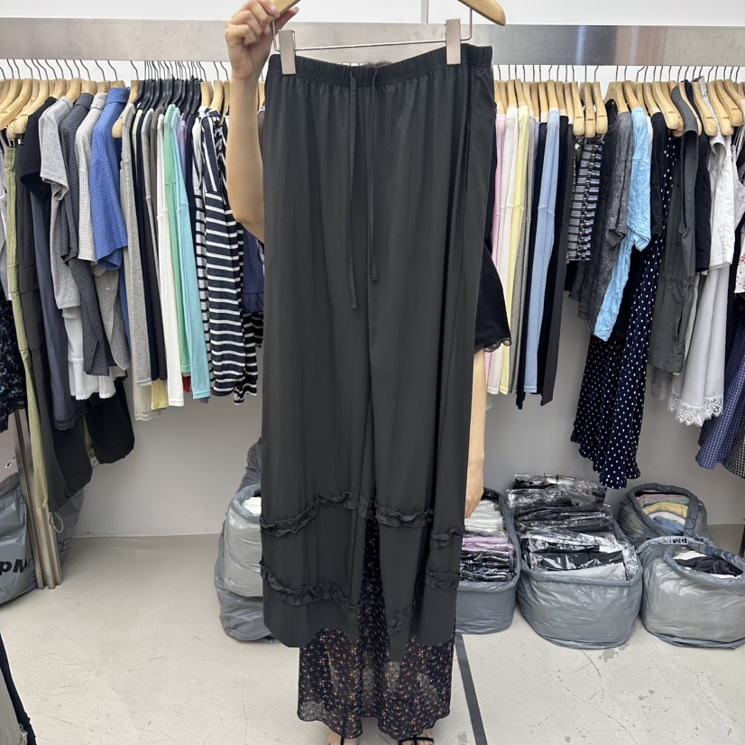 SPECIAL韓國代購女士新品時尚休閑人氣26春夏推薦職業休閑褲SPECIAL休閑褲圖色4墨色