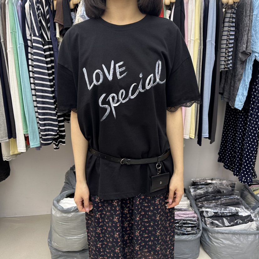 SPECIAL韓國東大門代購女士新品26春夏26夏季人氣熱賣T恤SPECIALT恤圖色5黑色