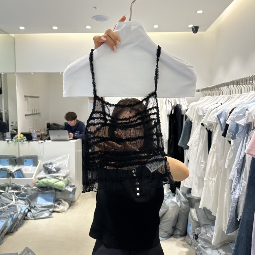 RICH SISTER韓國直郵實拍女士新品職業26夏季人氣吊帶背心RICH SISTER吊帶/背心圖色2