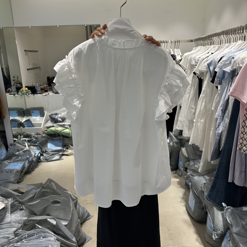 RICH SISTER東大門實拍韓國女士新品職業26春夏襯衫蕾絲衫RICH SISTER襯衫/蕾絲衫