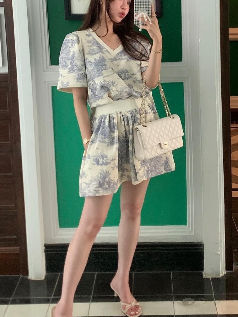 OLA韓國直郵女裝新品熱賣休閑26夏季職業推薦26春夏人氣套裝mellor/OLA套裝