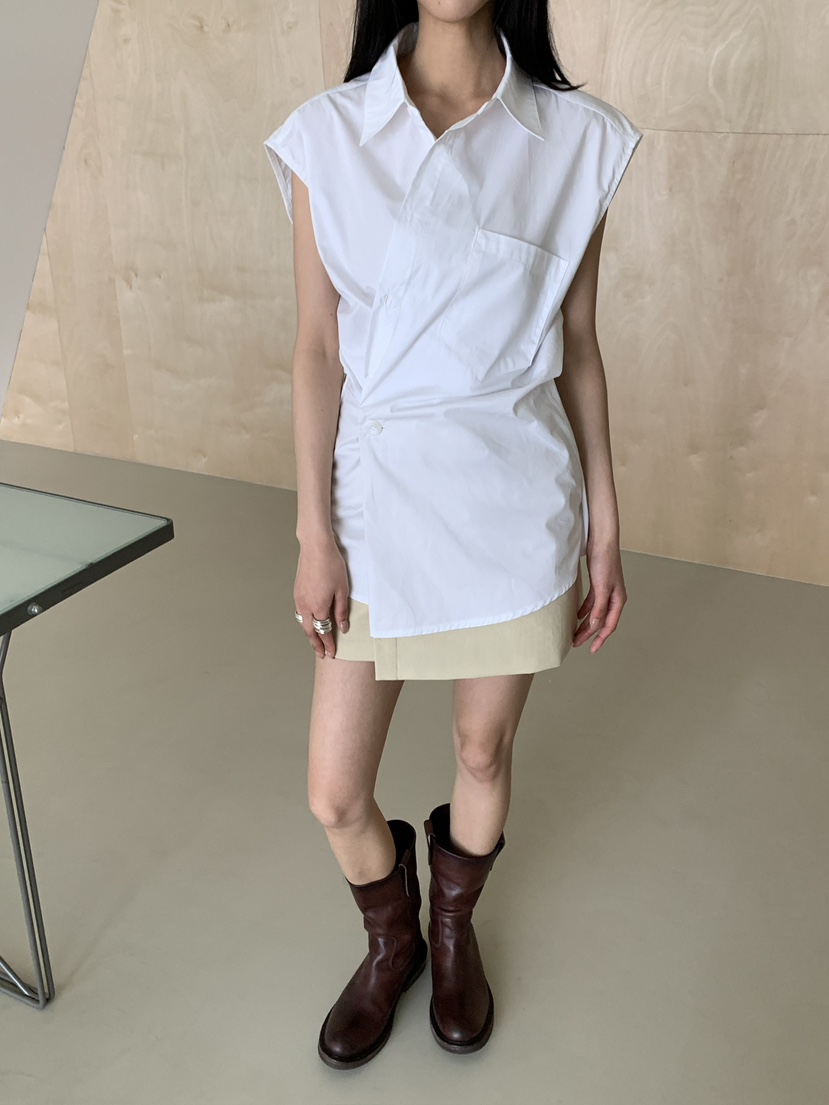 STAGE韓國代購女士新品休閑人氣熱賣26春夏職業連衣裙裹身裙STAGE連衣裙
