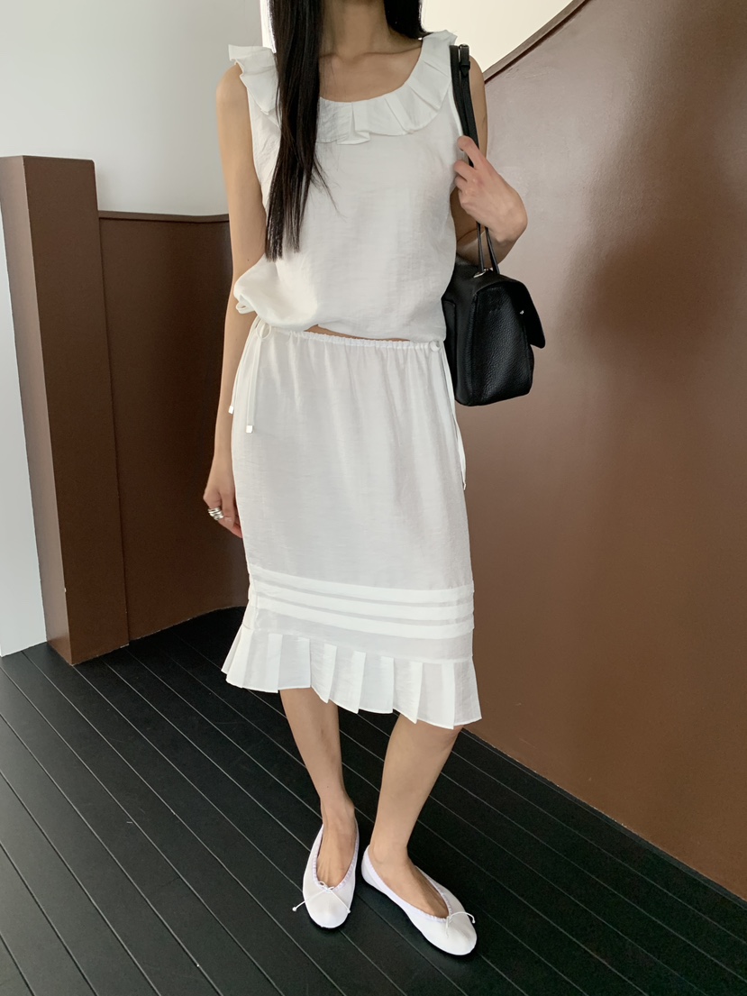 STAGE東大門實拍韓國女士新款時尚人氣熱賣26春夏半身裙中短裙STAGE半身裙/中短裙