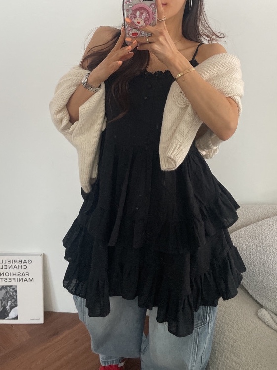 OLA韓國東大門直郵女士新品熱賣26春夏休閑時尚職業連衣裙mellor/OLA連衣裙
