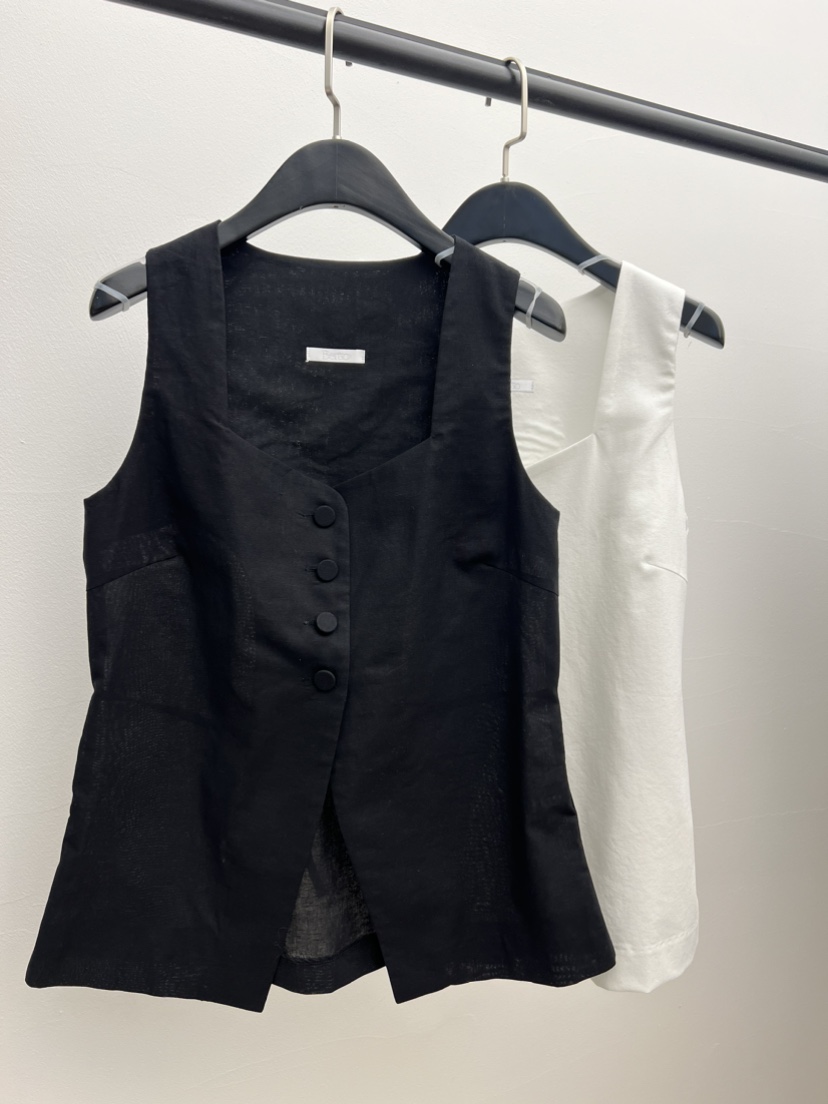 BLACK PIG/BERTO韓國東大門代購女裝新款時尚吊帶背心亞麻BLACK PIG/BERTO吊帶/背心