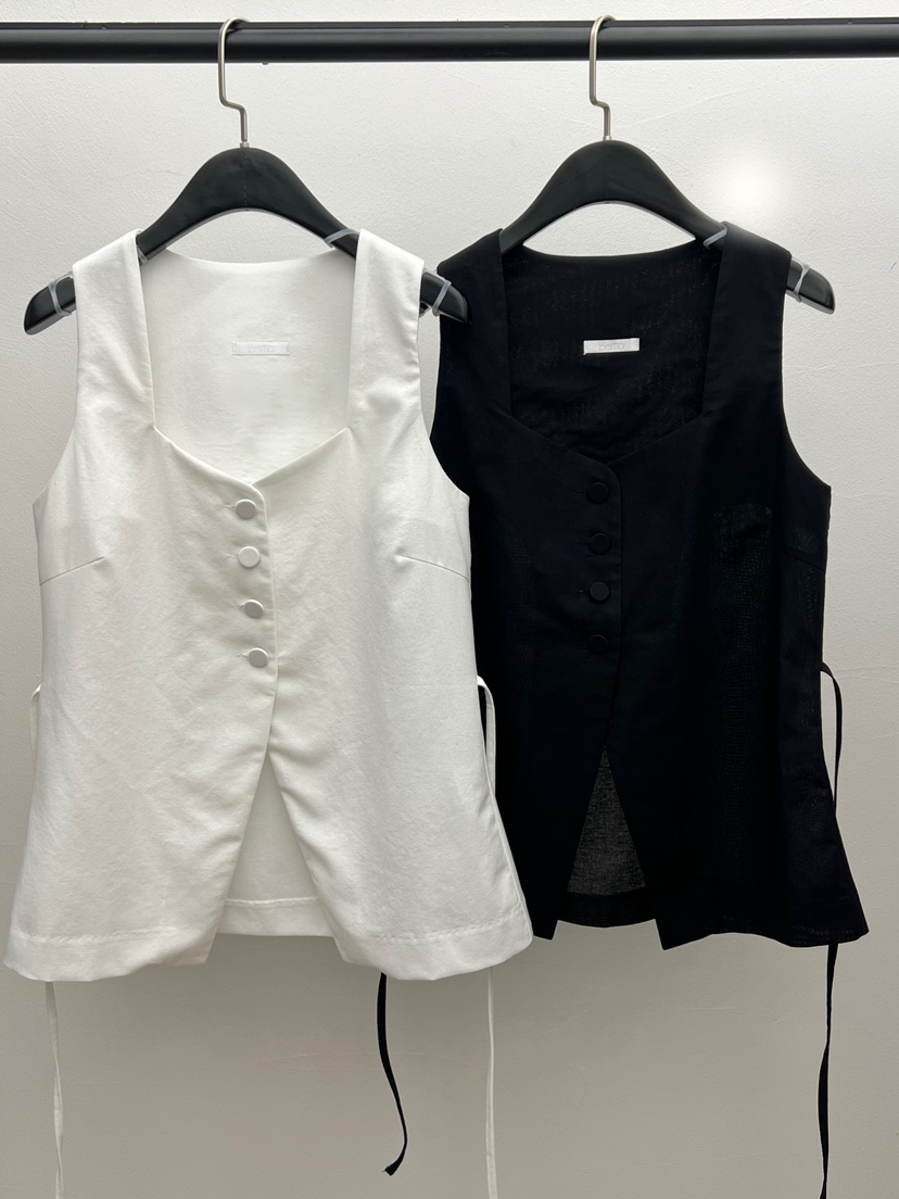 BLACK PIG/BERTO韓國東大門代購女裝新款時尚吊帶背心亞麻BLACK PIG/BERTO吊帶/背心