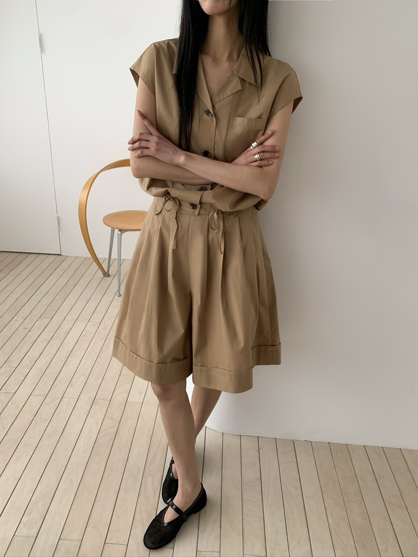 STAGE韓國東大門直郵女裝新款職業推薦26春夏休閑襯衫蕾絲衫STAGE襯衫/蕾絲衫
