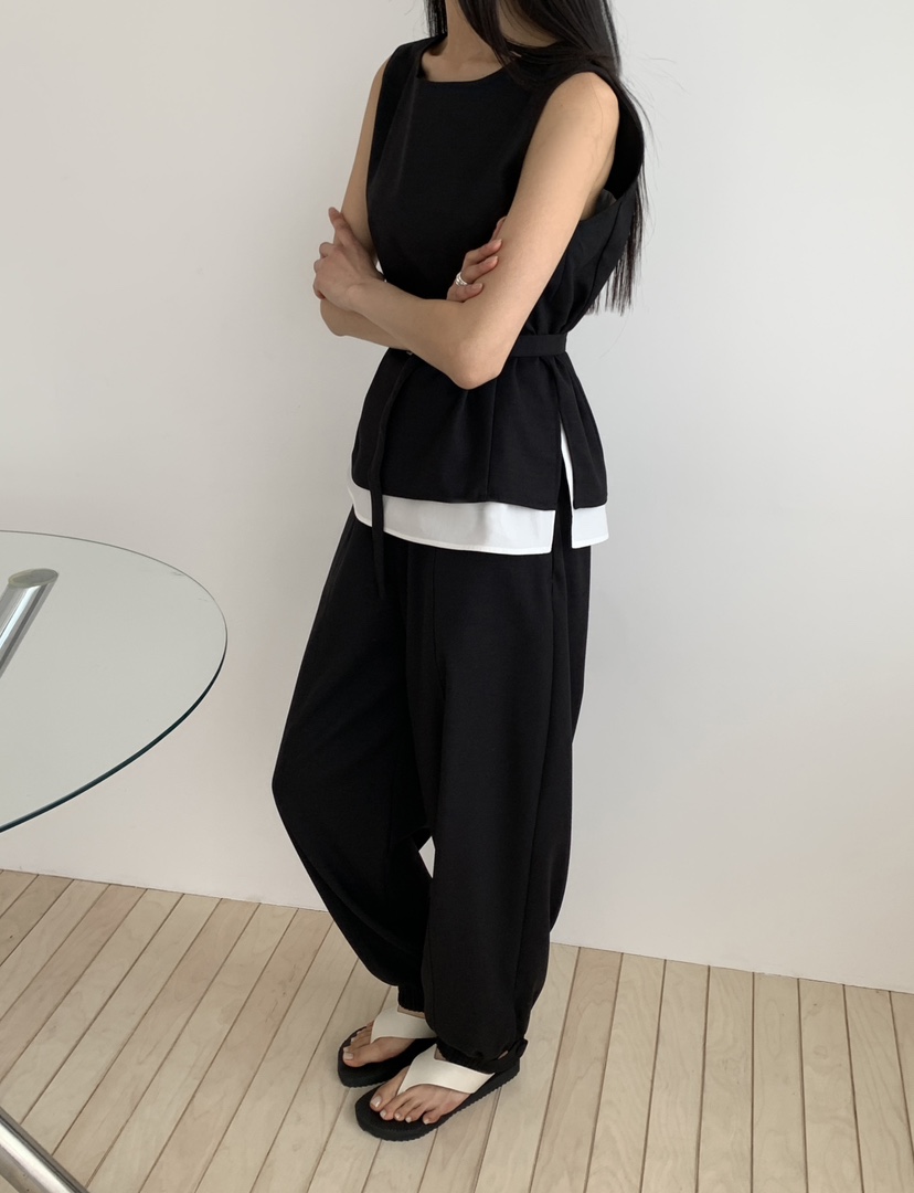 STAGE韓國直郵女裝新款26春夏推薦人氣26夏季熱賣職業休閑褲STAGE休閑褲