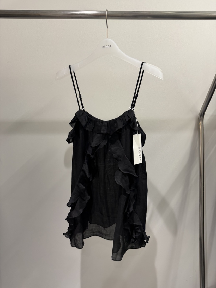 RIDGE-P韓國東大門代購女裝新款26春夏人氣吊帶背心荷葉邊RIDGE-P吊帶/背心圖色2