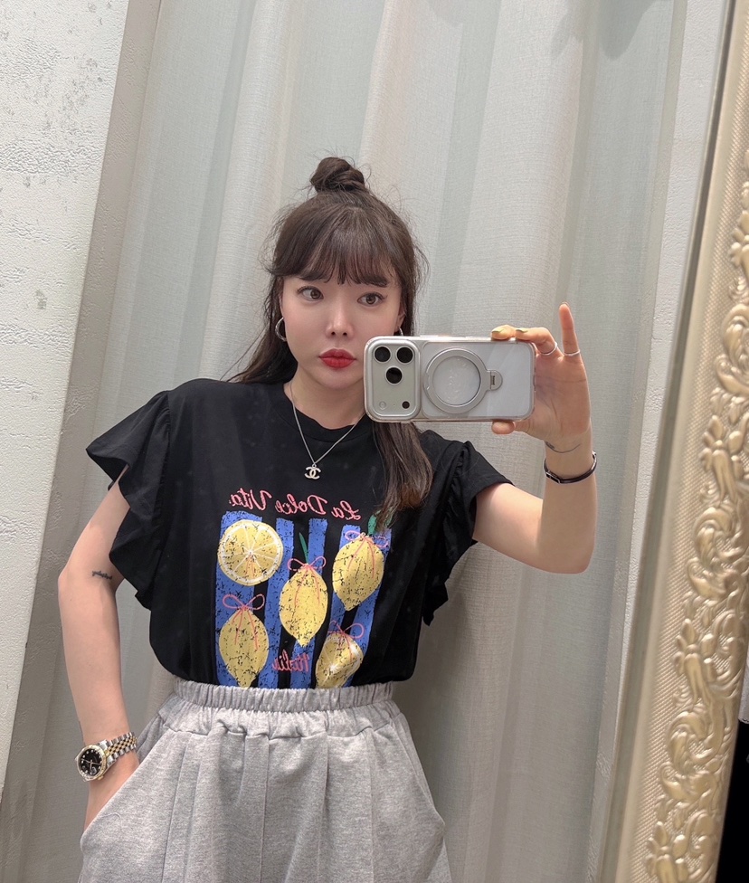 LOVABLE韓國東大門代購女裝新品26春夏時尚職業26夏季T恤LOVABLET恤