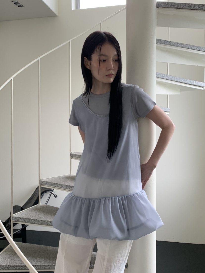 OURS韓國直郵女裝新品熱賣26春夏人氣時尚推薦連衣裙蕾絲OURS連衣裙