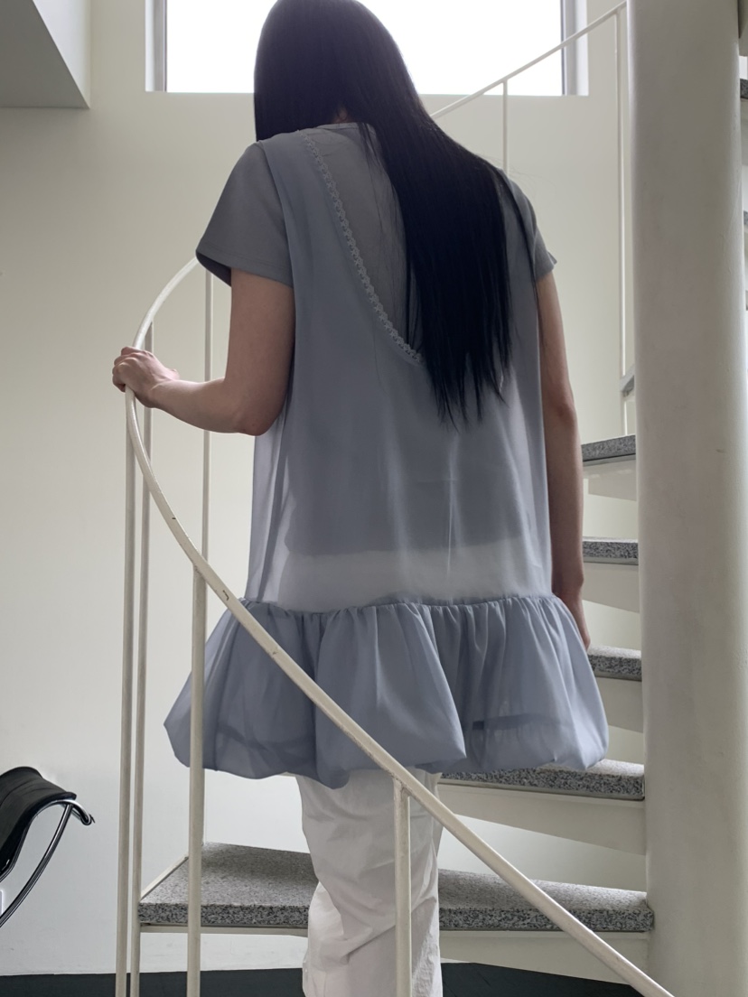 OURS韓國直郵女裝新品熱賣26春夏人氣時尚推薦連衣裙蕾絲OURS連衣裙