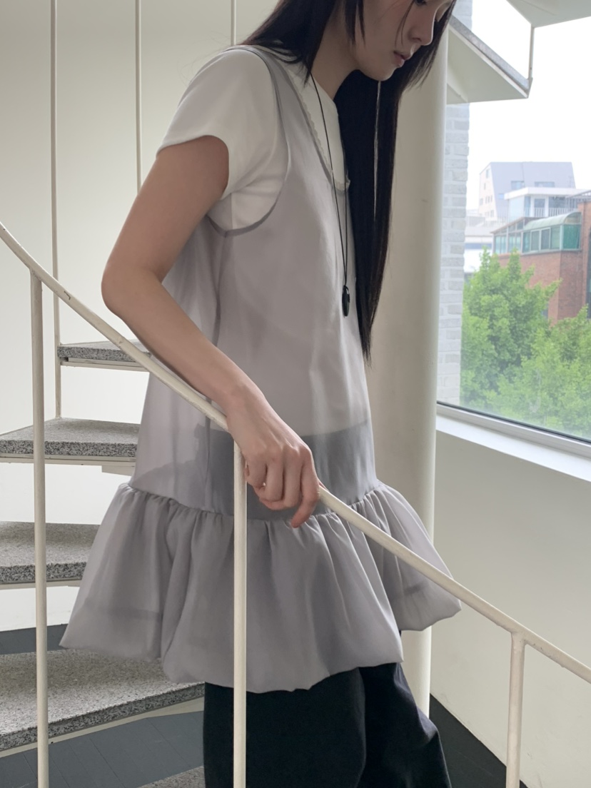 OURS韓國直郵女裝新品熱賣26春夏人氣時尚推薦連衣裙蕾絲OURS連衣裙