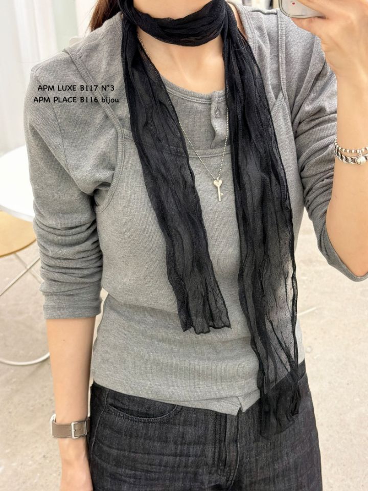 N3韓國東大門代購女裝新款26夏季熱賣職業26春夏圍巾披肩N3圍巾/披肩