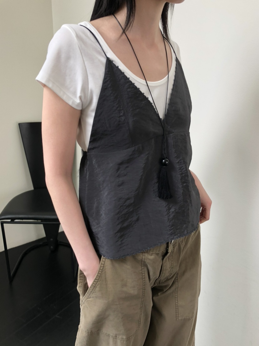 OURS韓國代購女裝新款26春夏職業熱賣推薦休閑人氣吊帶背心OURS吊帶/背心