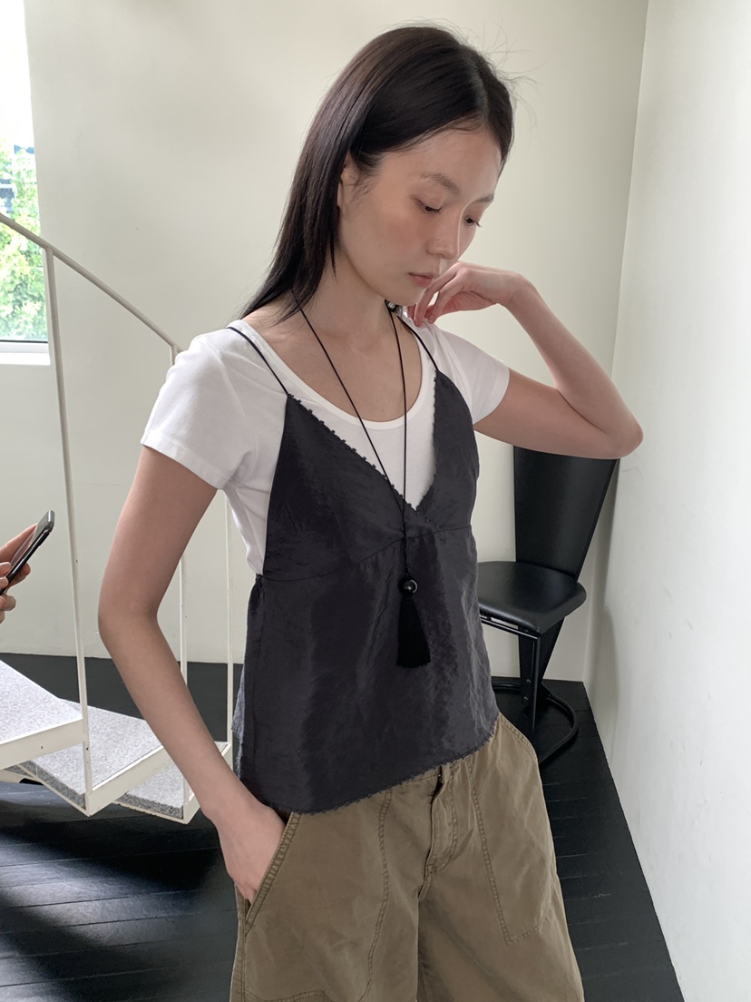 OURS韓國代購女裝新款26春夏職業熱賣推薦休閑人氣吊帶背心OURS吊帶/背心
