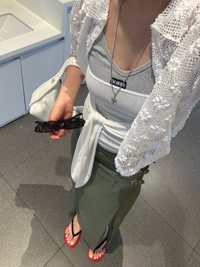 DENVER韓國直郵實拍女裝新款時尚26春夏吊帶背心不含內搭DENVER吊帶/背心
