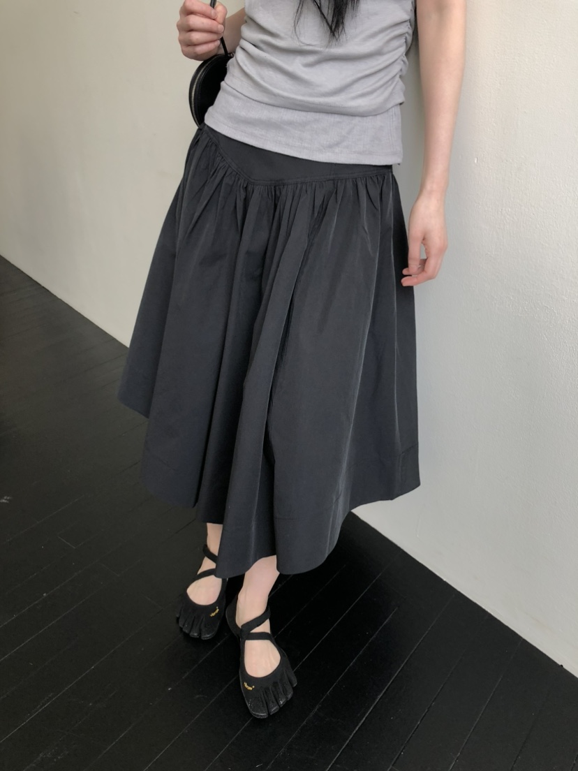 OURS韓國直郵女士新款休閑人氣推薦熱賣職業26夏季26春夏長裙OURS長裙圖色2