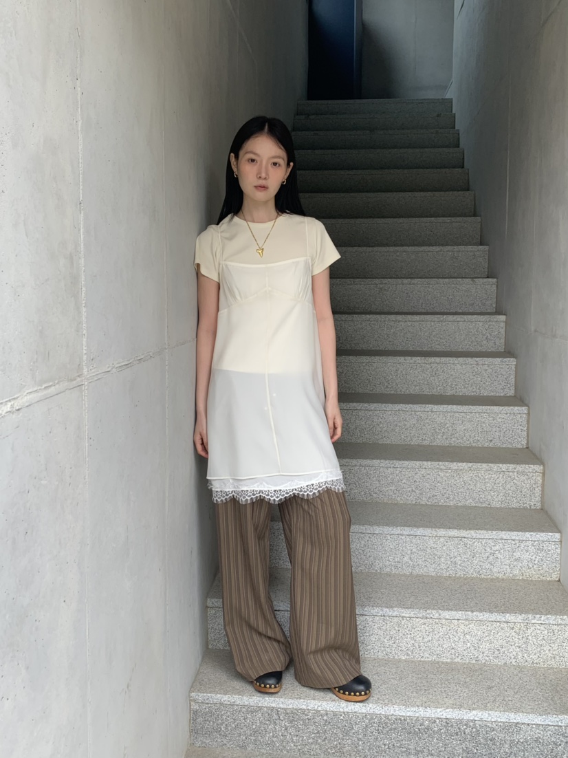 OURS韓國直郵女裝新品職業26春夏人氣26夏季連衣裙不含內搭OURS連衣裙