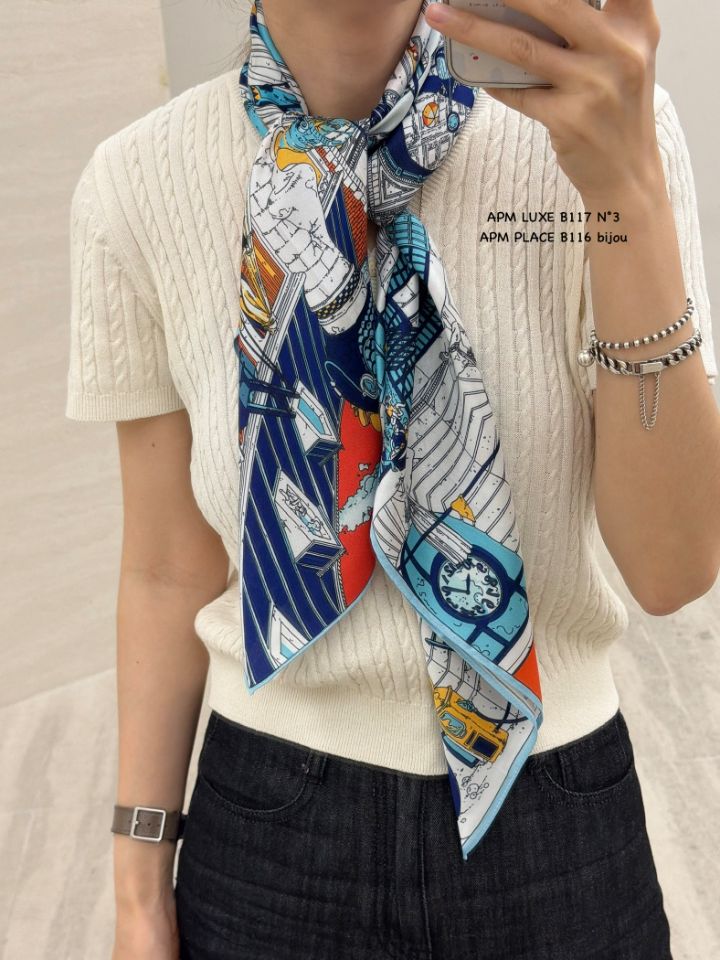 N3韓國直郵女裝新款人氣26春夏推薦職業時尚26夏季圍巾披肩N3圍巾/披肩