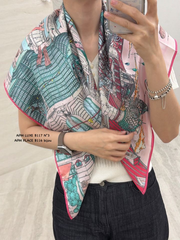 N3韓國直郵女裝新款人氣26春夏推薦職業時尚26夏季圍巾披肩N3圍巾/披肩