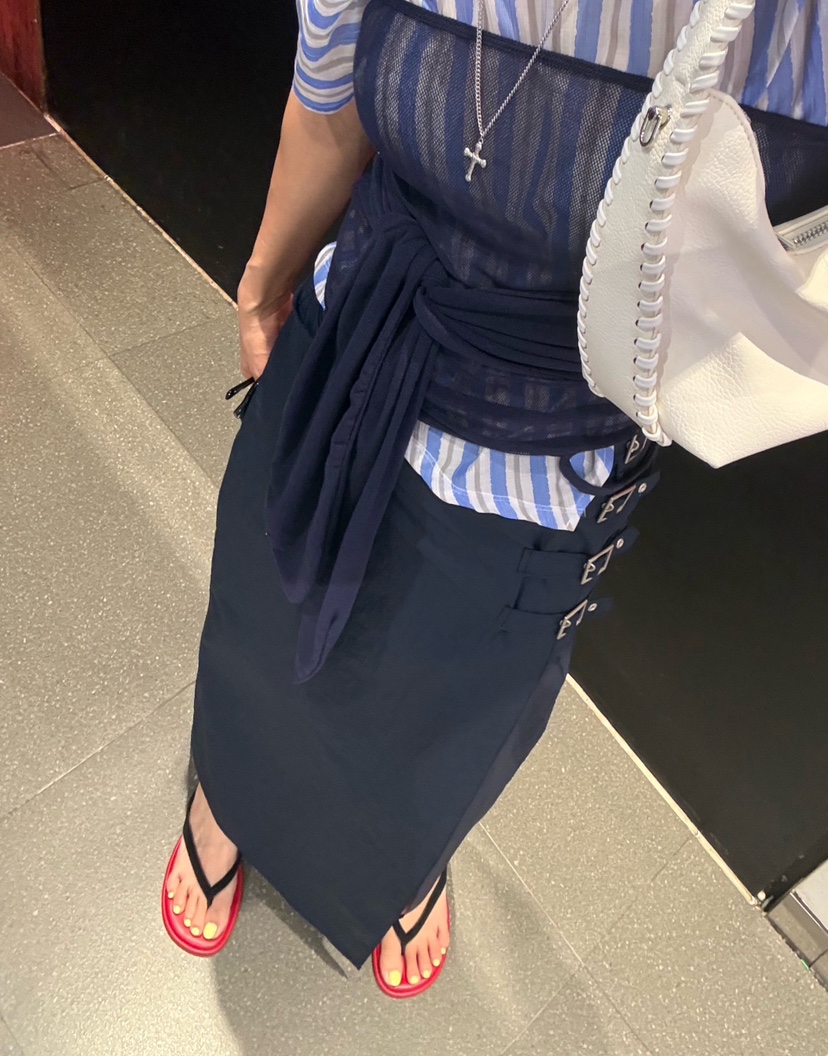 DENVER韓國東大門代購女裝新款休閑職業26春夏人氣熱賣長裙DENVER長裙