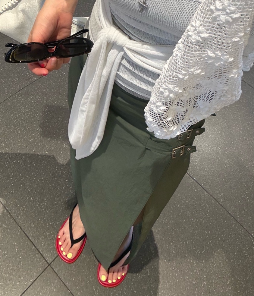 DENVER韓國東大門代購女裝新款休閑職業26春夏人氣熱賣長裙DENVER長裙圖色3