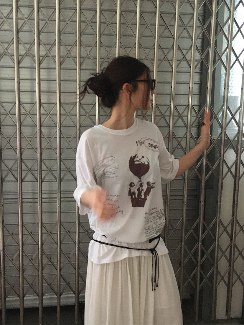 UNBOUND韓國直郵實拍女裝新款職業推薦人氣26夏季T恤含腰繩UNBOUNDT恤