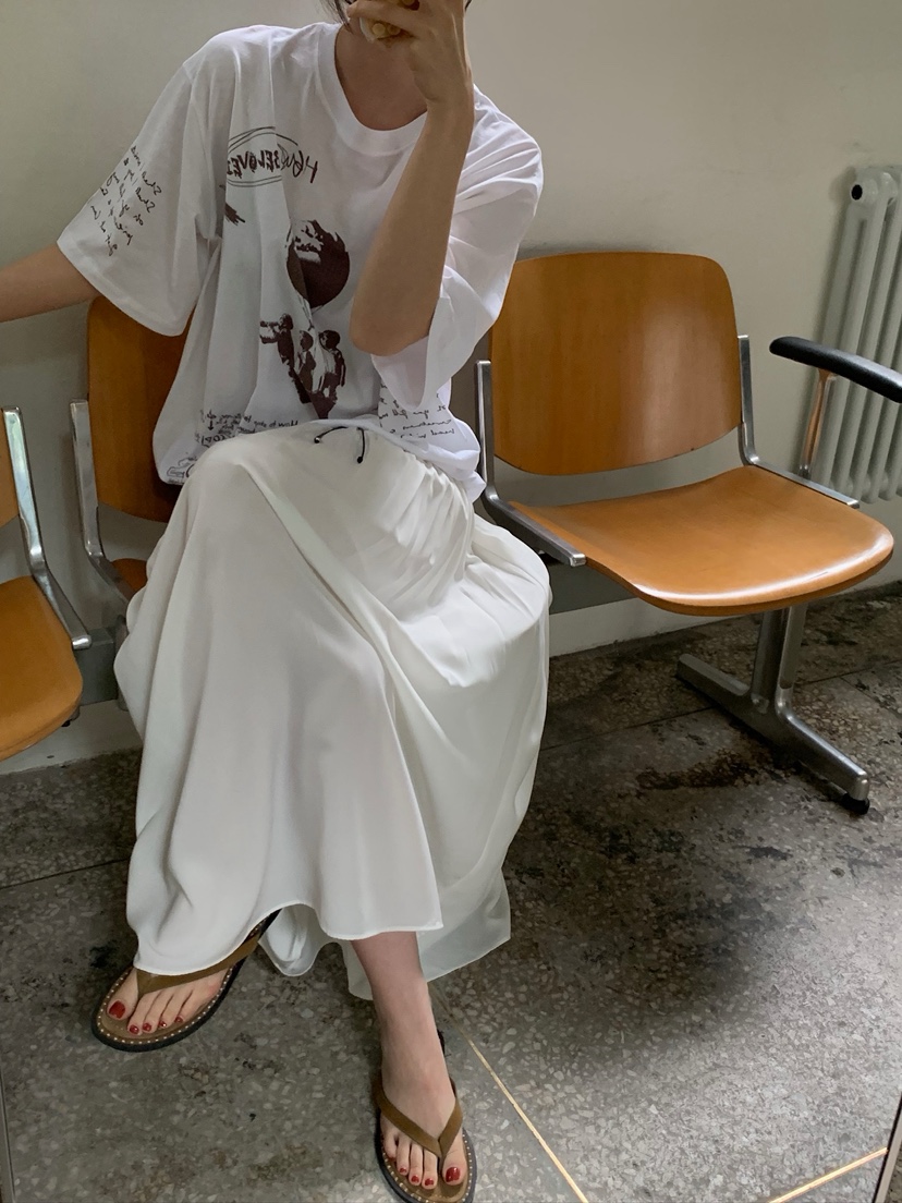 UNBOUND韓國直郵實拍女裝新款職業推薦人氣26夏季T恤含腰繩UNBOUNDT恤