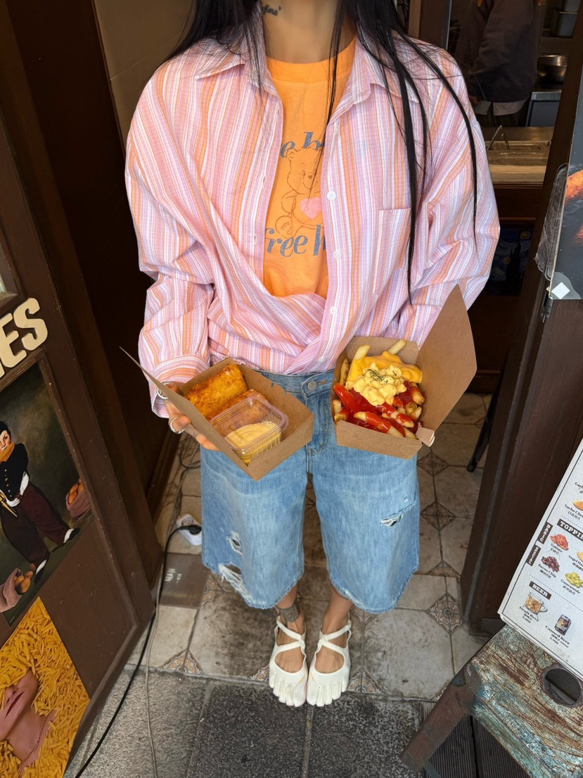 ABBEYLEE韓國代購女裝新品26春夏休閑人氣26夏季襯衫蕾絲衫ABBEYLEE襯衫/蕾絲衫圖色1