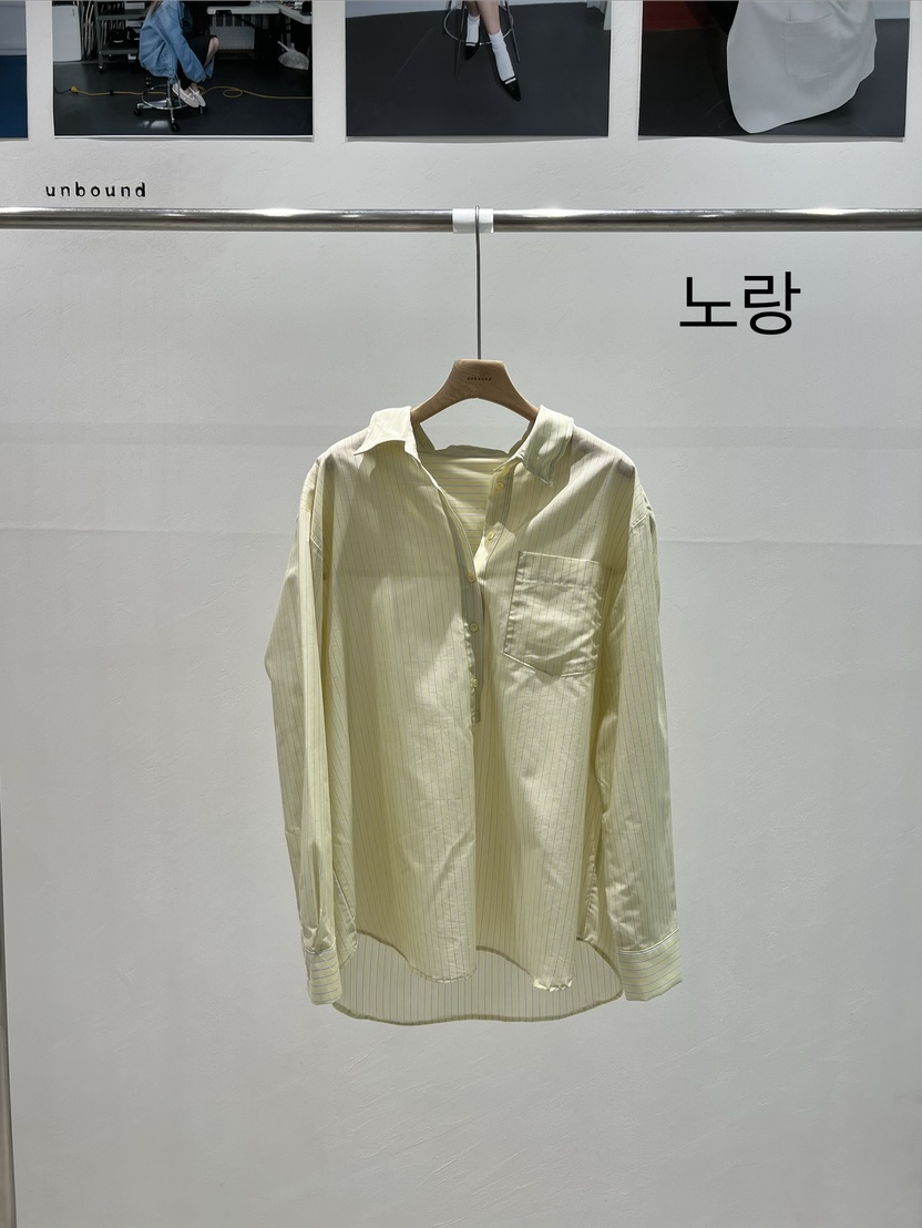 UNBOUND韓國直郵女士新品人氣熱賣職業時尚襯衫蕾絲衫金屬絲UNBOUND襯衫/蕾絲衫圖色1